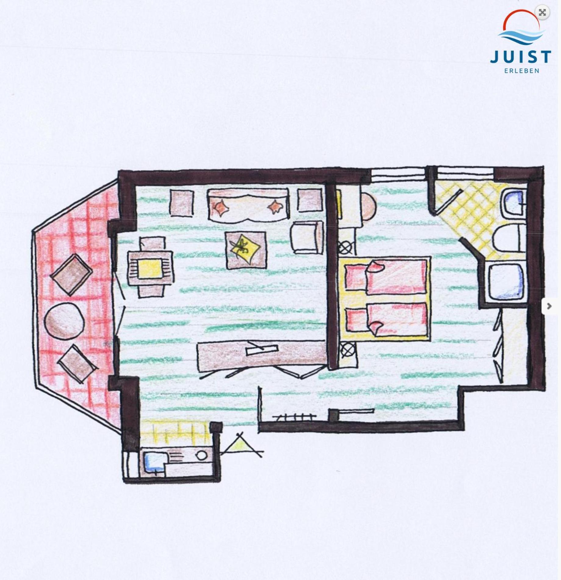 Haus Petra 132 - Ferienwohnung 2 Джуист Екстериор снимка